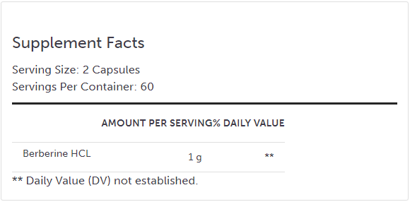 Berberine 1000mg