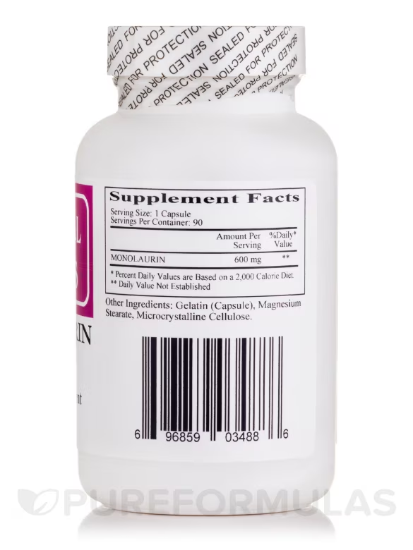 Monolaurin 600 mg - 90 Capsules